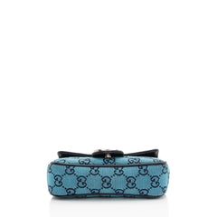 Gucci Matelasse GG Canvas GG Marmont Mini Flap Bag