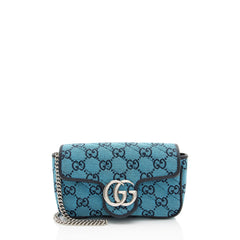 Gucci Matelasse GG Canvas GG Marmont Mini Flap Bag