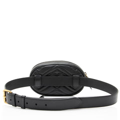 Gucci Matelasse Leather GG Marmont Belt Bag - Size 34 / 85