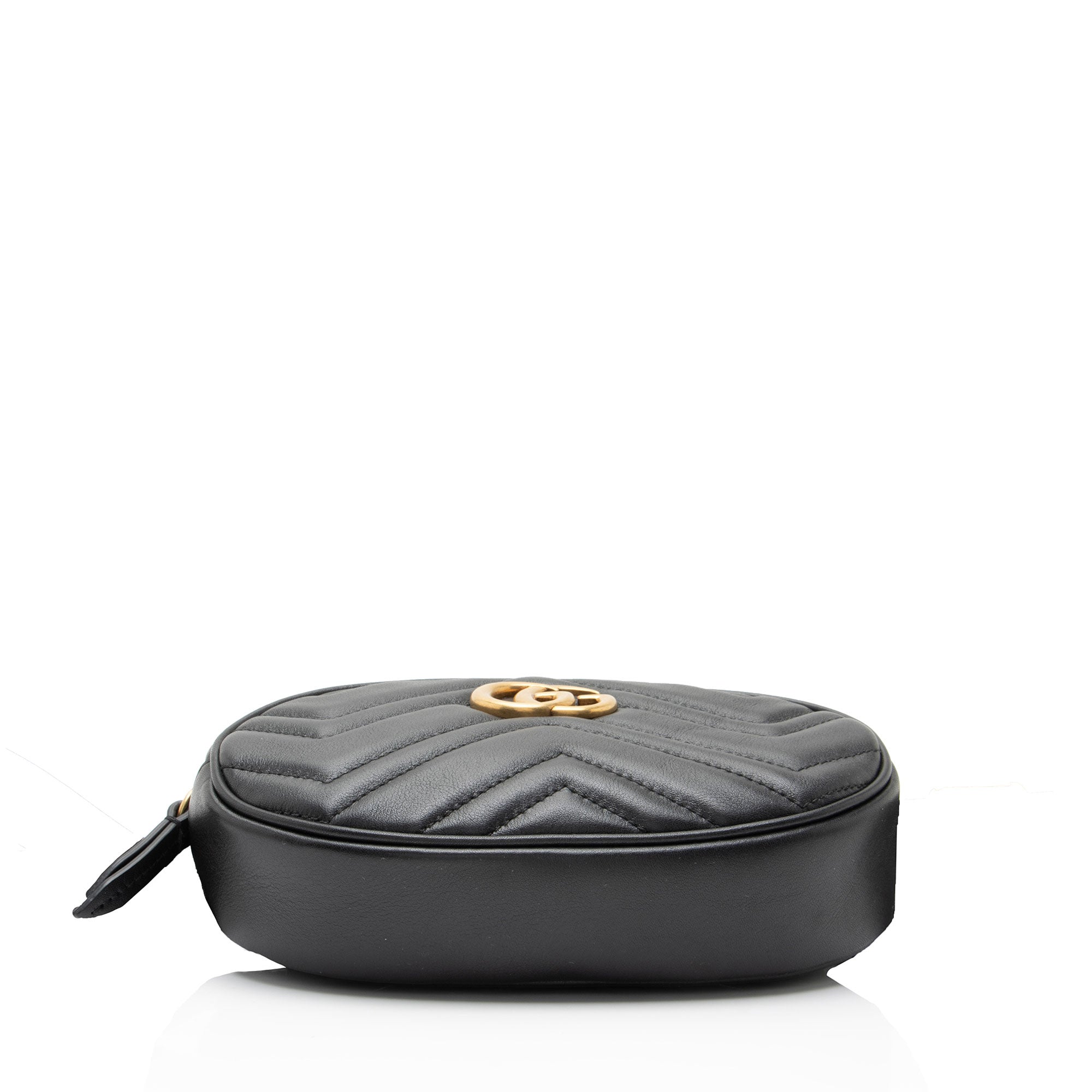 Gucci Matelasse Leather GG Marmont Belt Bag - Size 34 / 85