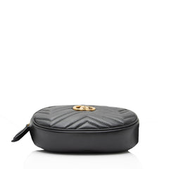 Gucci Matelasse Leather GG Marmont Belt Bag - Size 34 / 85