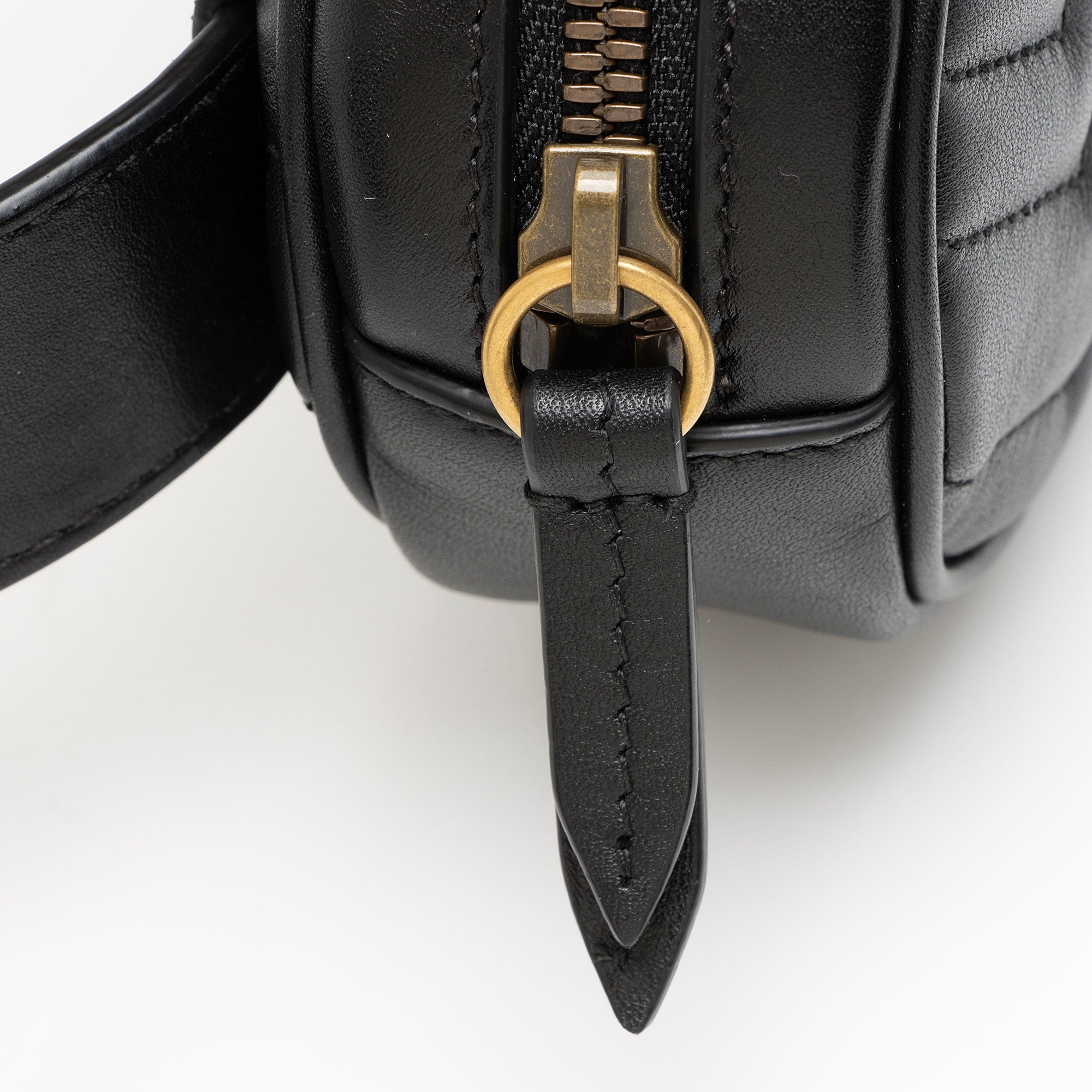 Gucci Matelasse Leather GG Marmont Belt Bag - Size 34 / 85