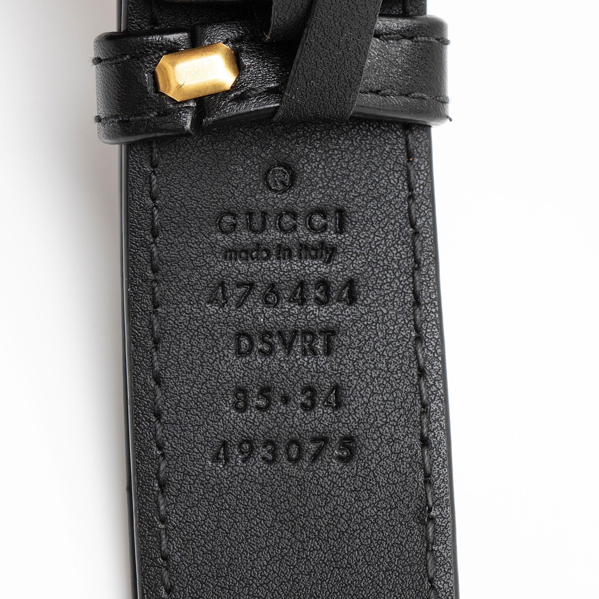 Gucci Matelasse Leather GG Marmont Belt Bag - Size 34 / 85
