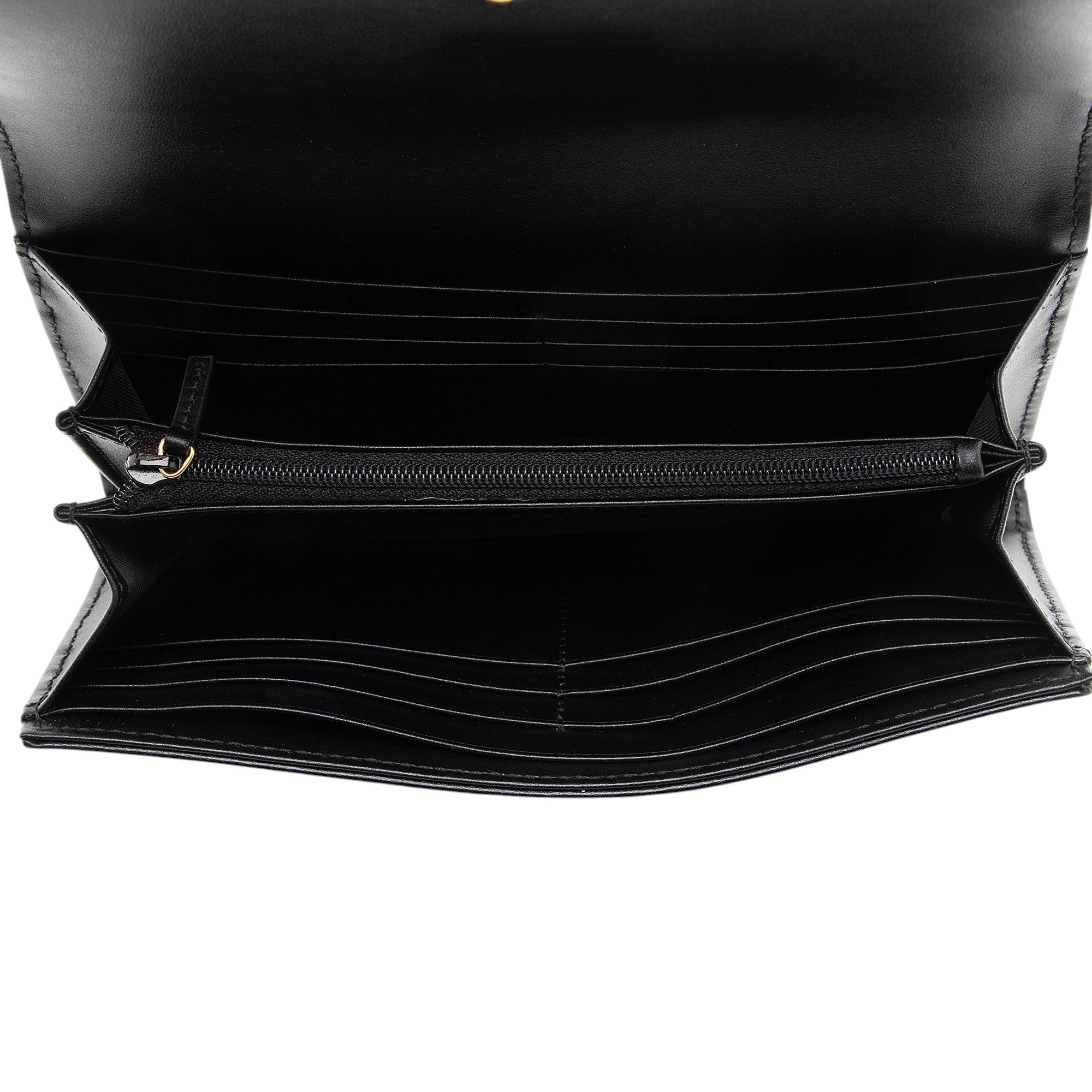 Gucci Matelasse Leather GG Marmont Continental Wallet
