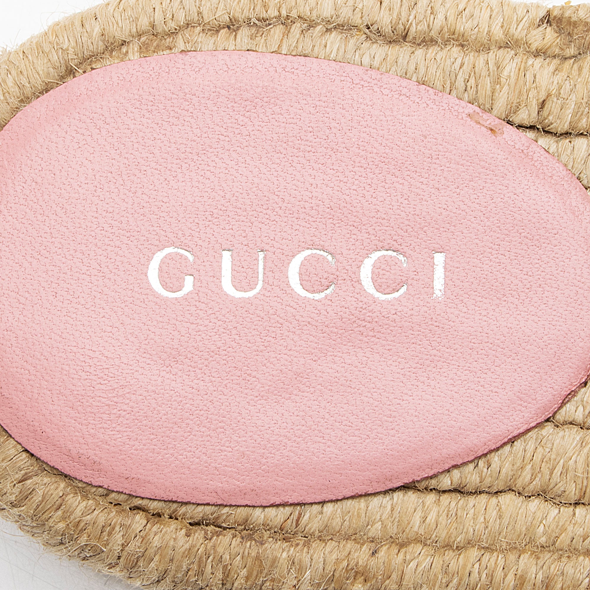 Gucci Matelasse Leather GG Marmont Espadrille Slide Sandals - Size 9.5 / 39.5