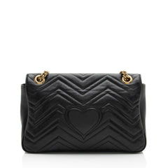 Gucci Matelasse Leather GG Marmont Large Flap Bag