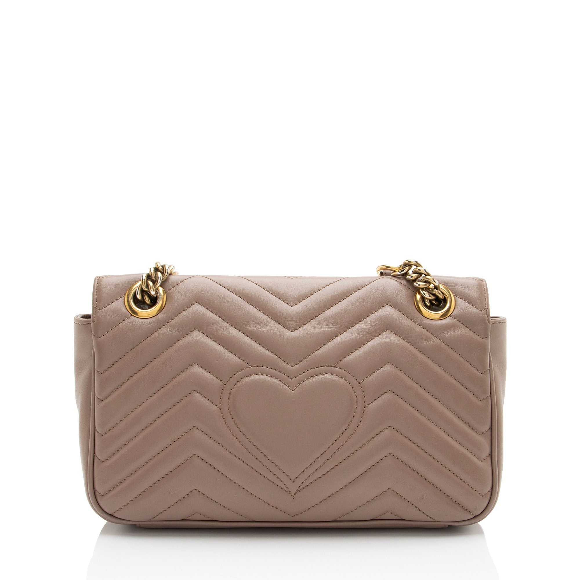 Gucci Matelasse Leather GG Marmont Medium Flap Bag