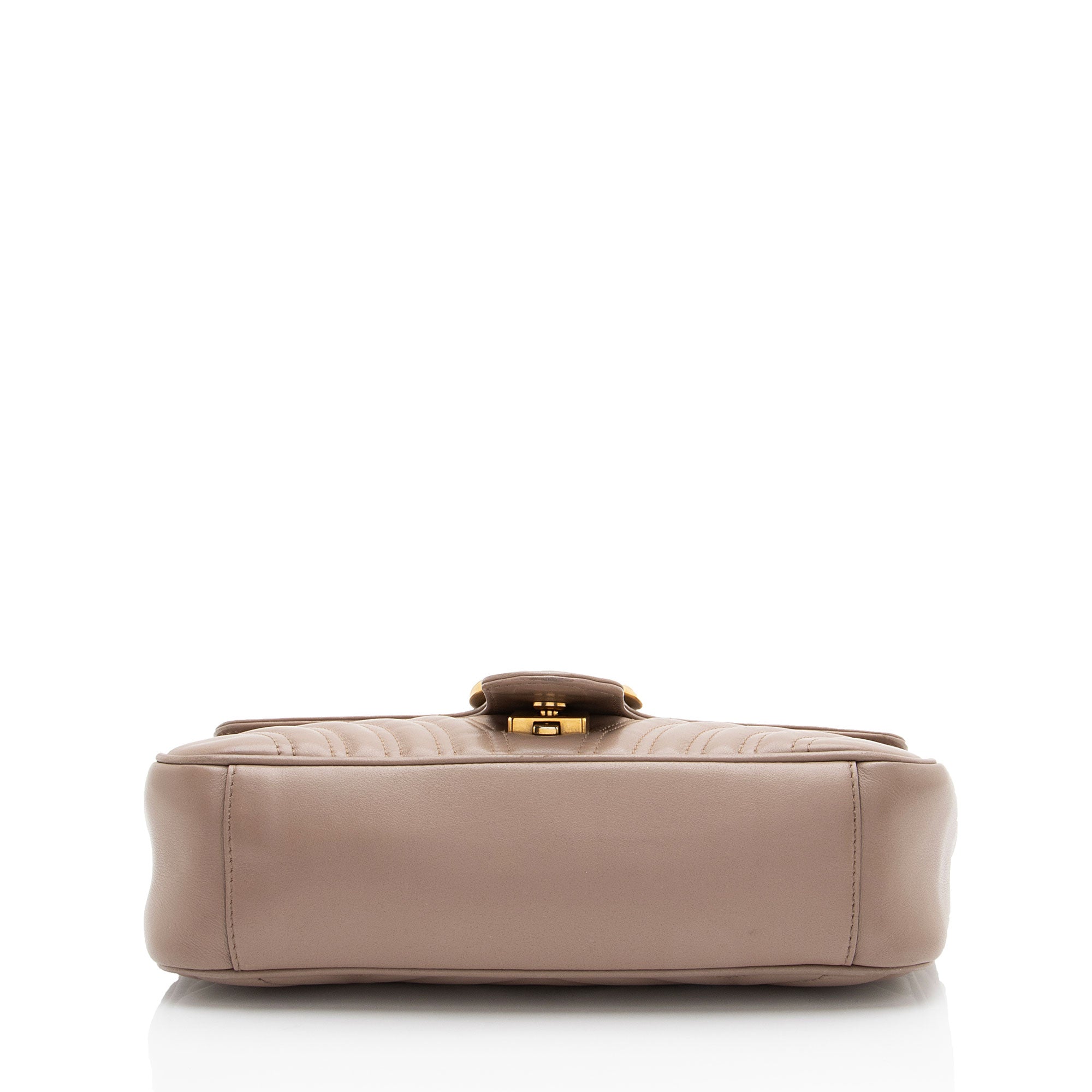 Gucci Matelasse Leather GG Marmont Medium Flap Bag