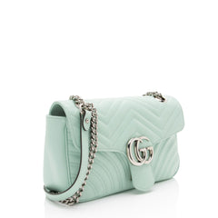 Gucci Matelasse Leather GG Marmont Medium Flap Bag