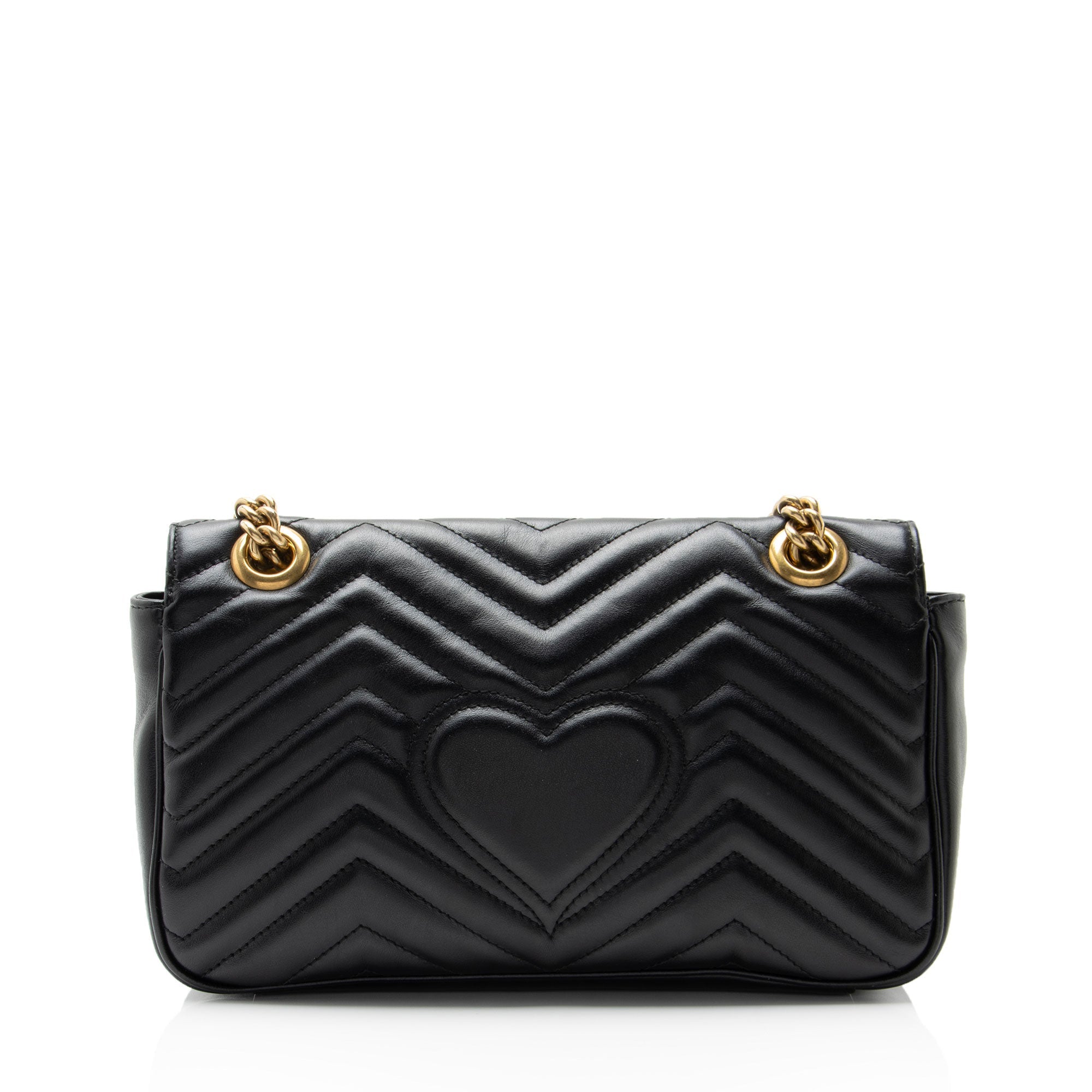 Gucci Matelasse Leather GG Marmont Medium Flap Bag