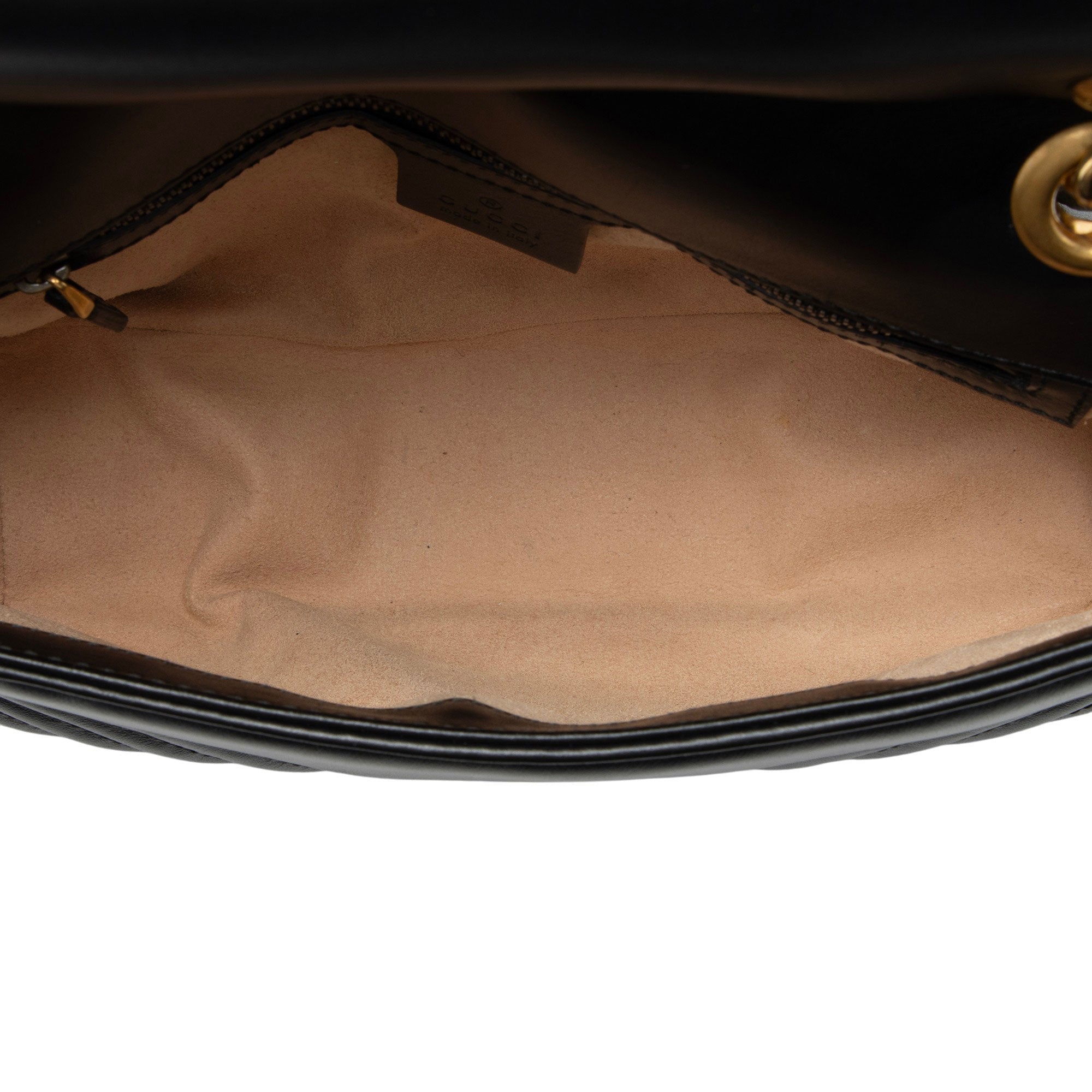 Gucci Matelasse Leather GG Marmont Medium Flap Bag