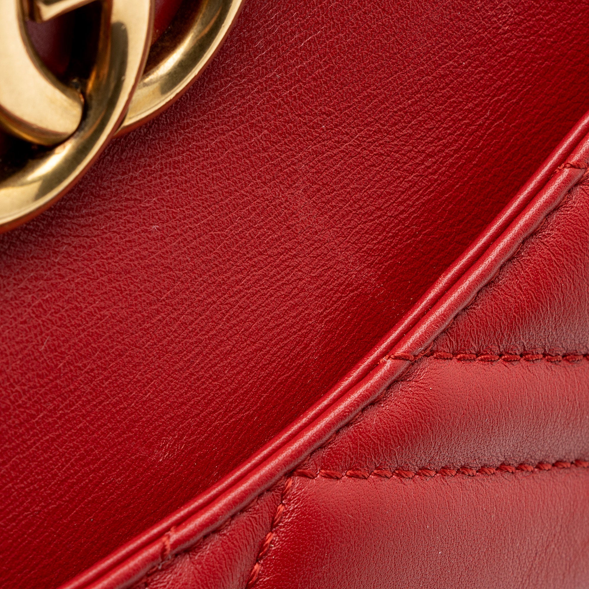 Gucci Matelasse Leather GG Marmont Medium Open Shoulder Bag