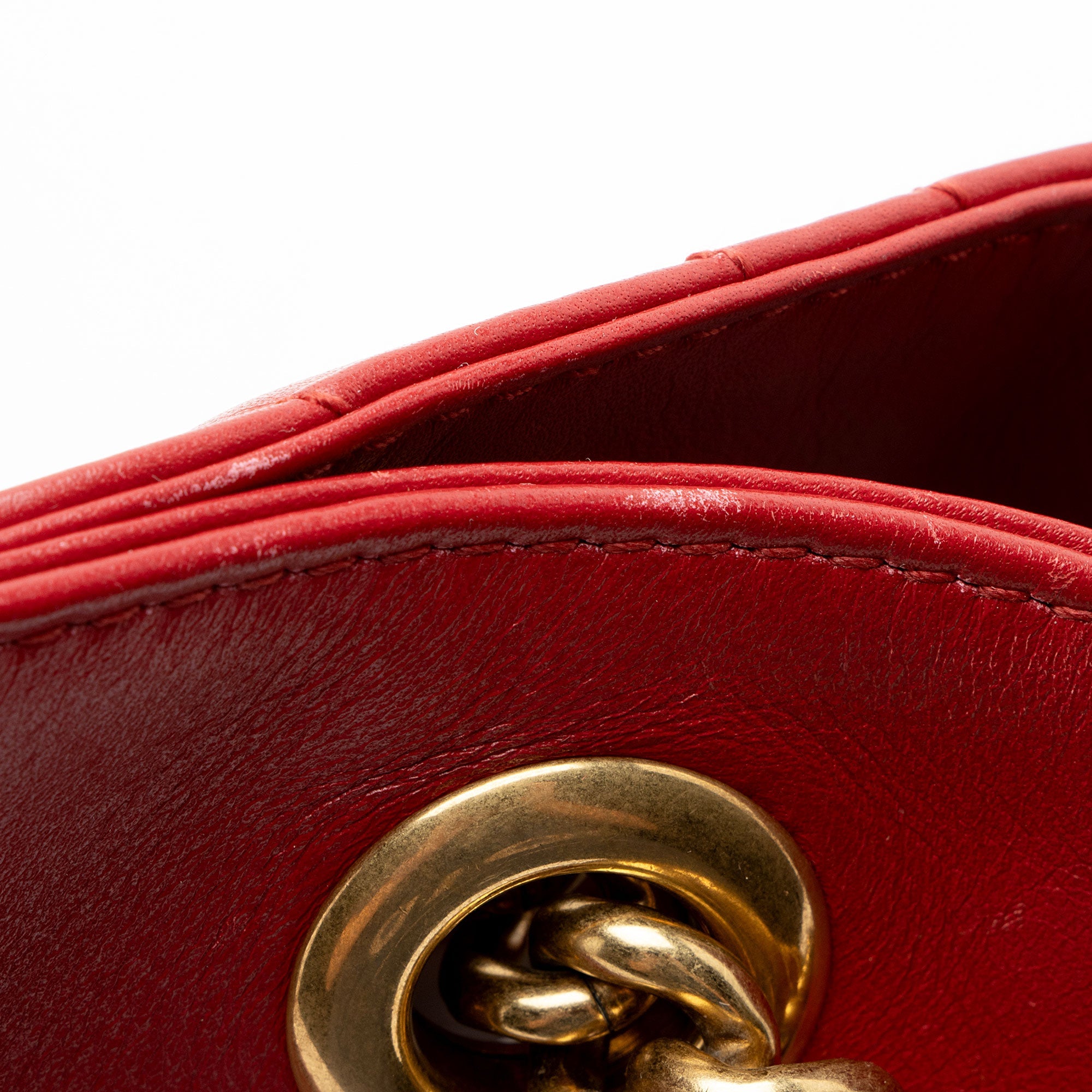 Gucci Matelasse Leather GG Marmont Medium Open Shoulder Bag