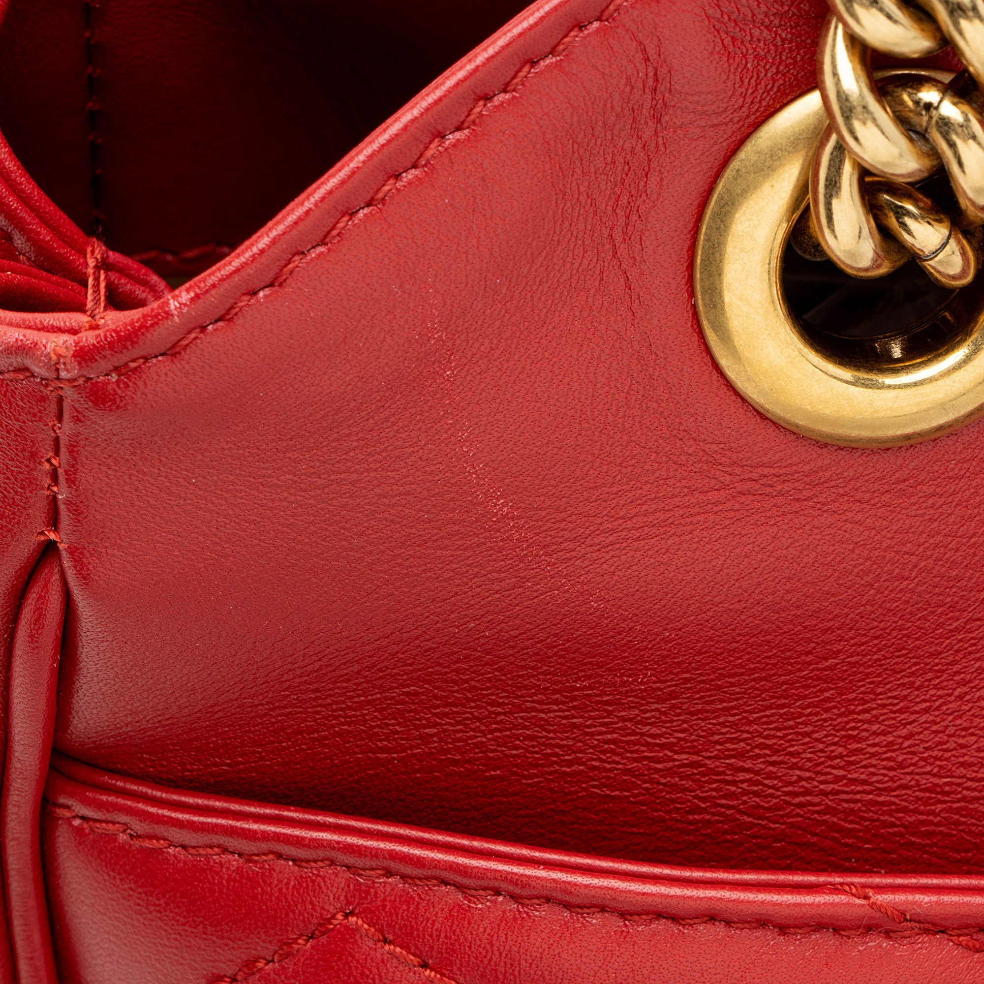 Gucci Matelasse Leather GG Marmont Medium Open Shoulder Bag