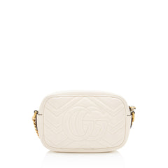 Gucci Matelasse Leather GG Marmont Mini Camera Bag
