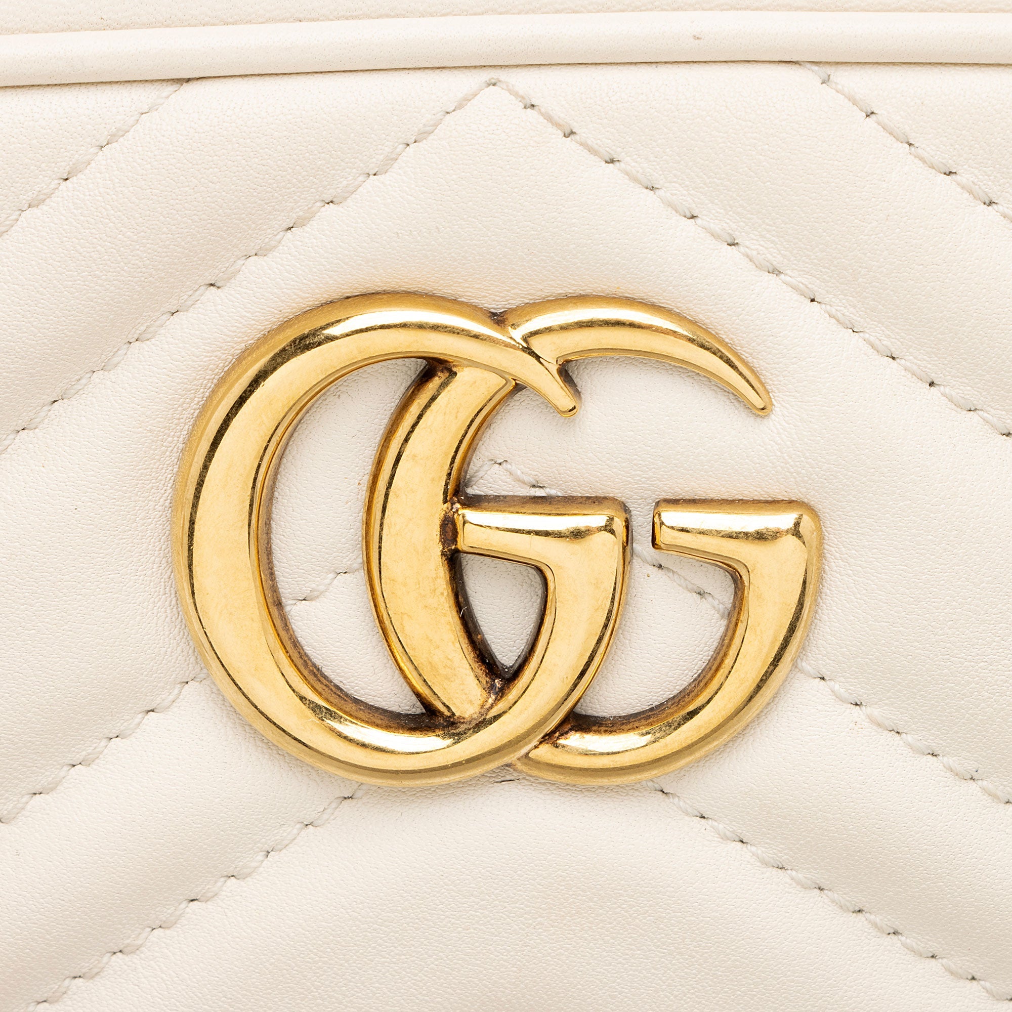 Gucci Matelasse Leather GG Marmont Mini Camera Bag