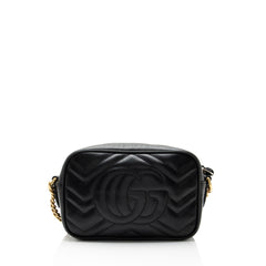 Gucci Matelasse Leather GG Marmont Mini Camera Bag