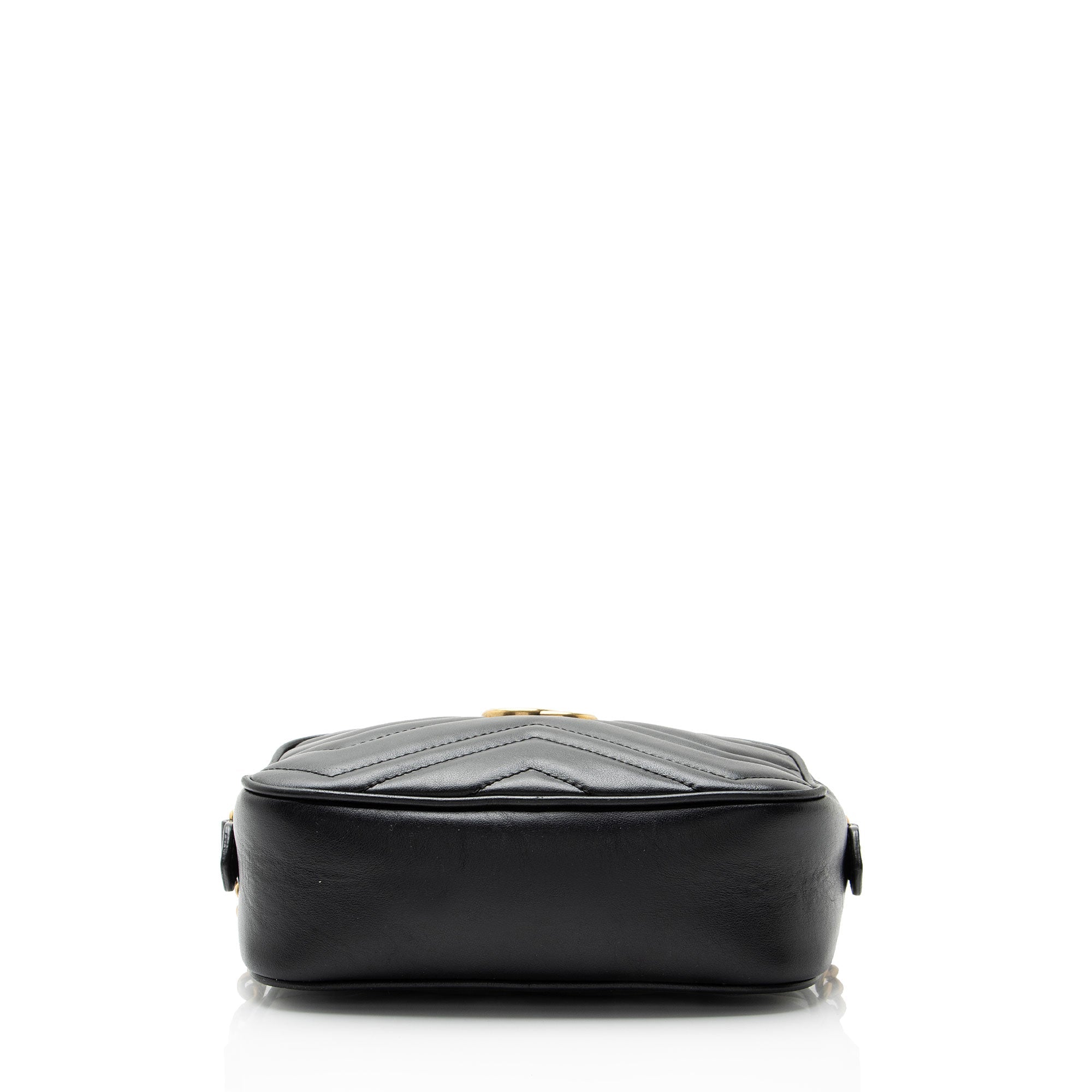 Gucci Matelasse Leather GG Marmont Mini Camera Bag