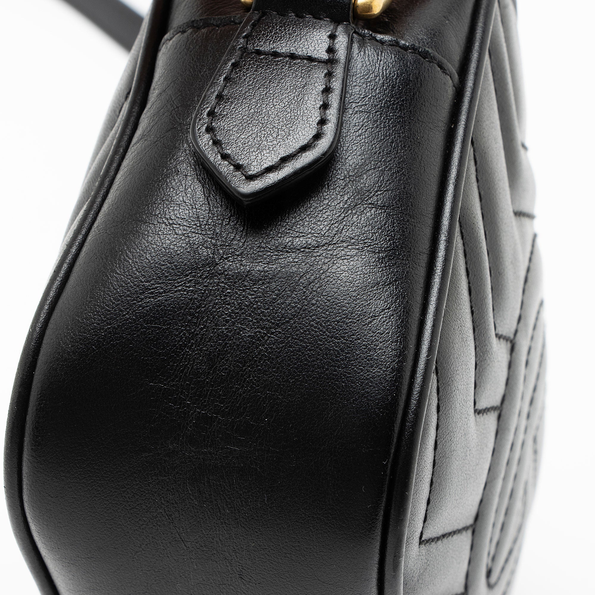 Gucci Matelasse Leather GG Marmont Mini Camera Bag