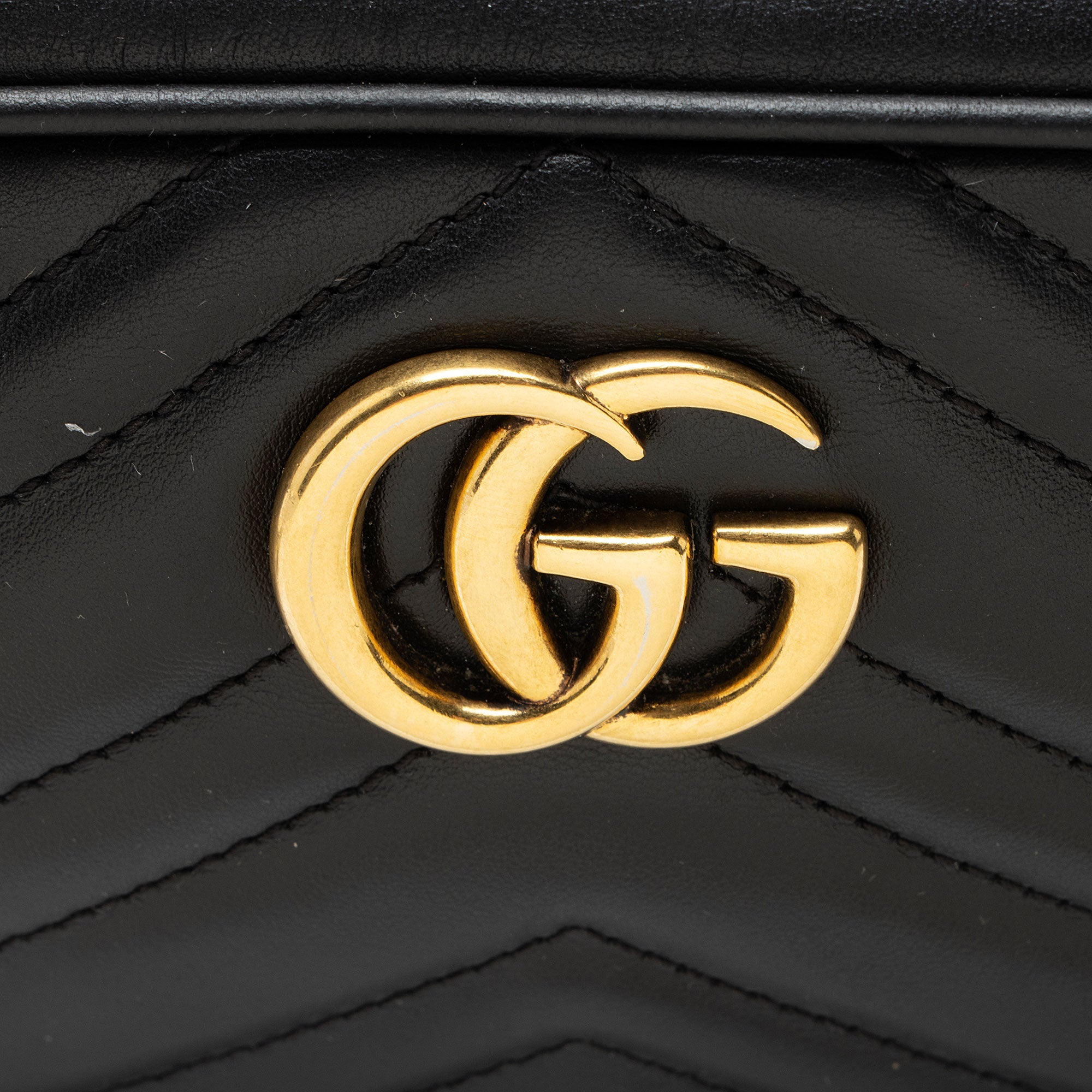 Gucci Matelasse Leather GG Marmont Mini Camera Bag