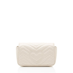 Gucci Matelasse Leather GG Marmont Mini Flap Bag