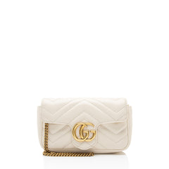 Gucci Matelasse Leather GG Marmont Mini Flap Bag