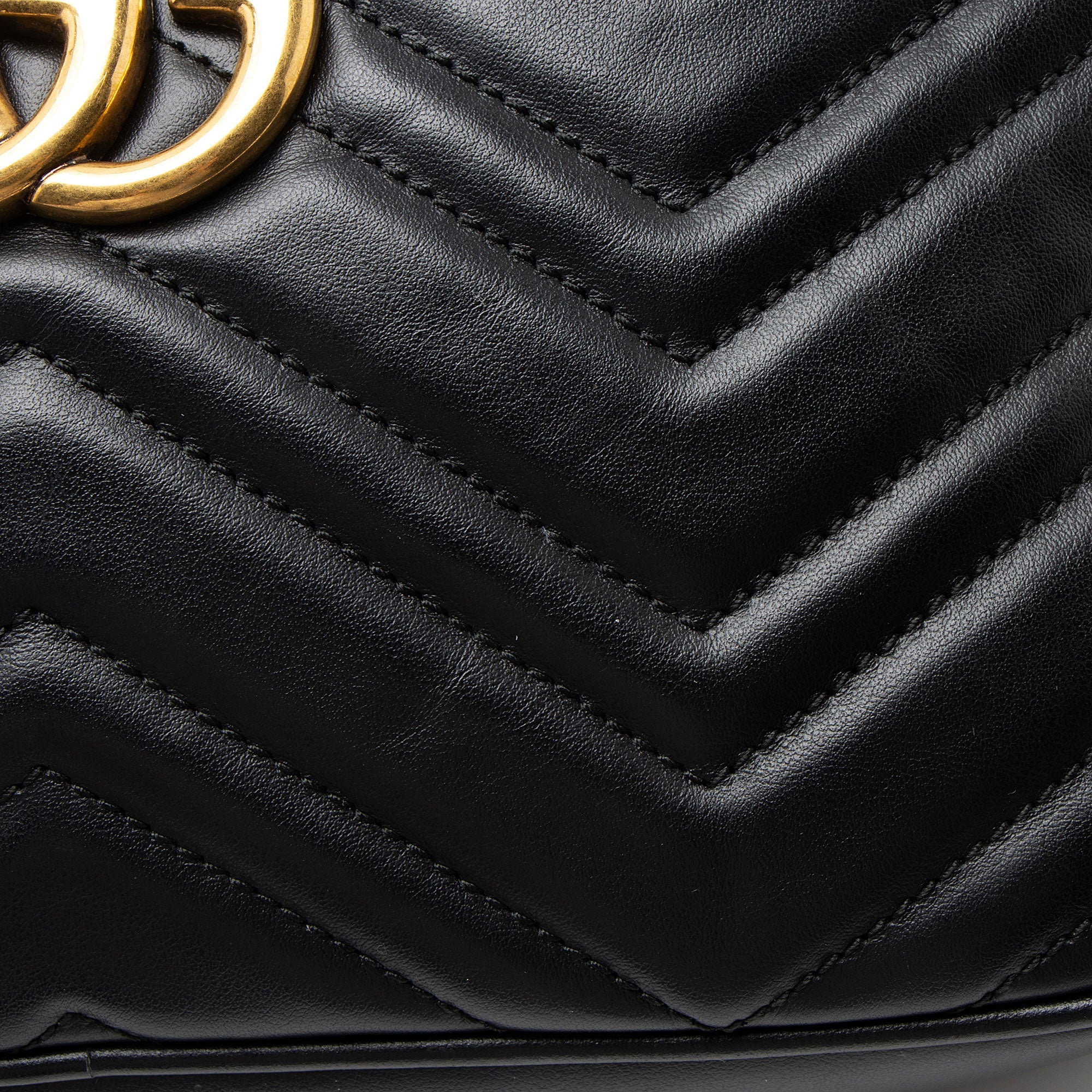 Gucci Matelasse Leather GG Marmont Small Camera Bag