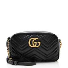 Gucci Matelasse Leather GG Marmont Small Camera Bag
