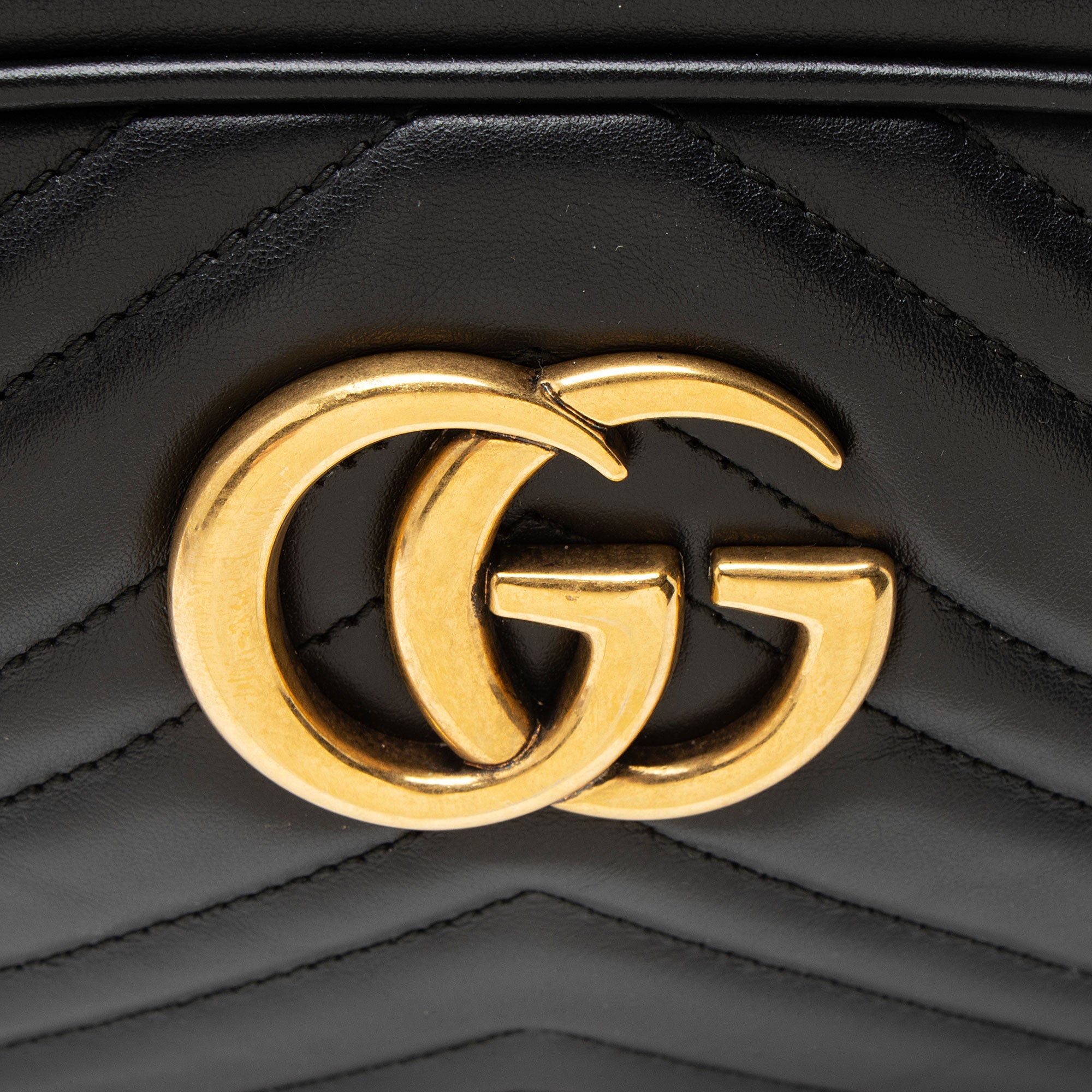 Gucci Matelasse Leather GG Marmont Small Camera Bag