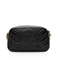 Gucci Matelasse Leather GG Marmont Small Camera Bag