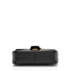Gucci Matelasse Leather GG Marmont Small Flap Bag