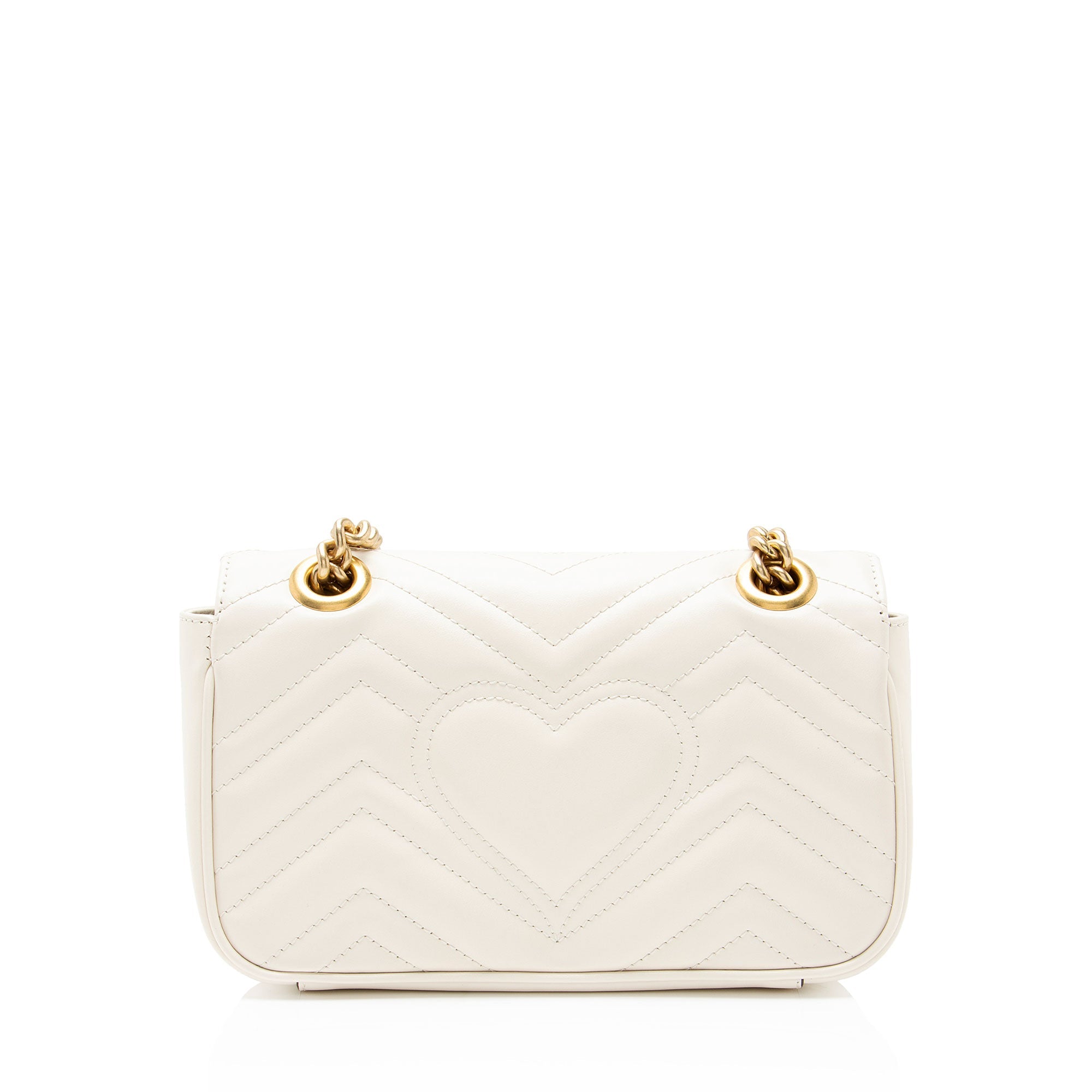 Gucci Matelasse Leather GG Marmont Small Flap Bag