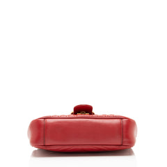 Gucci Matelasse Leather GG Marmont Small Flap Bag
