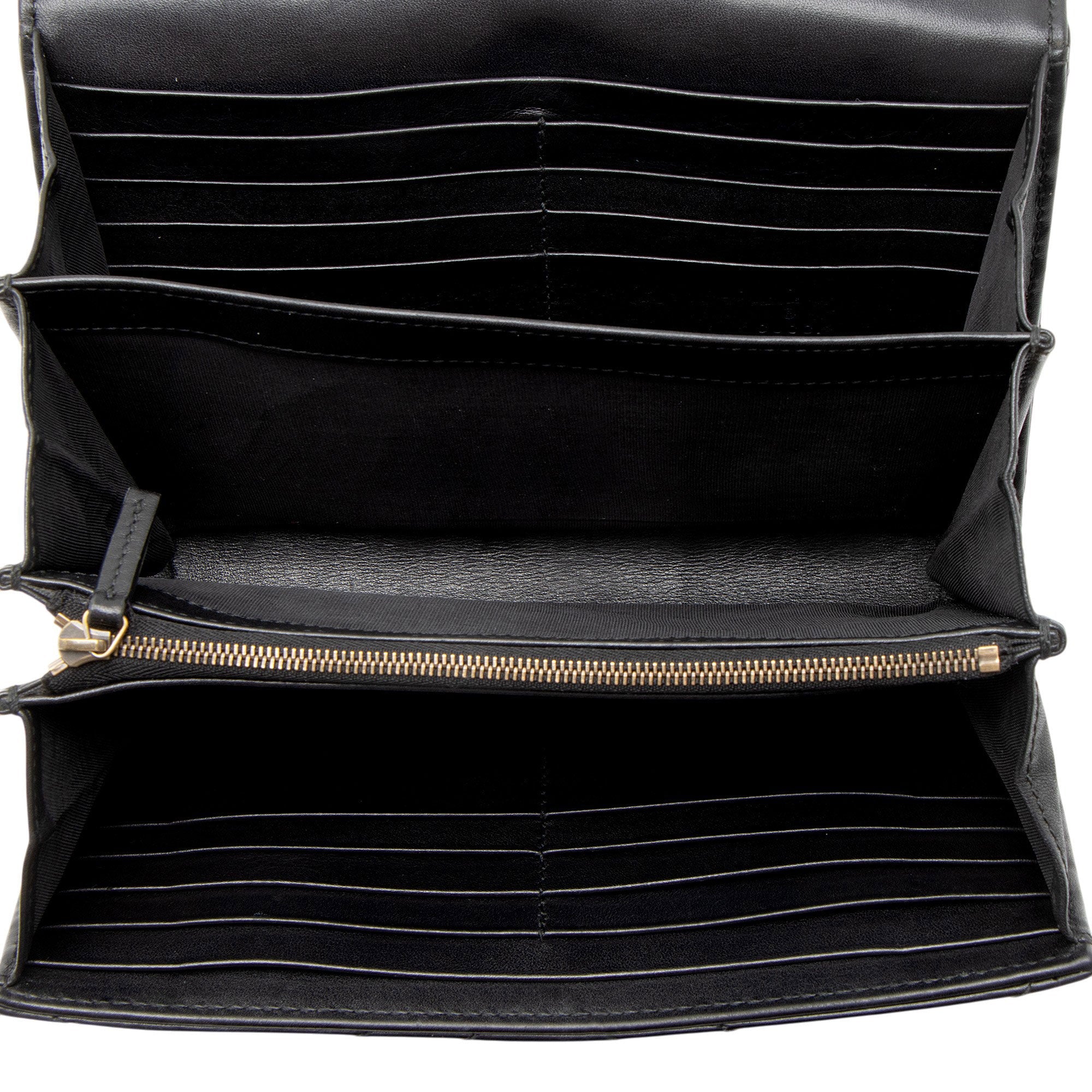 Gucci Matelasse Leather GG Marmont Wallet on Chain