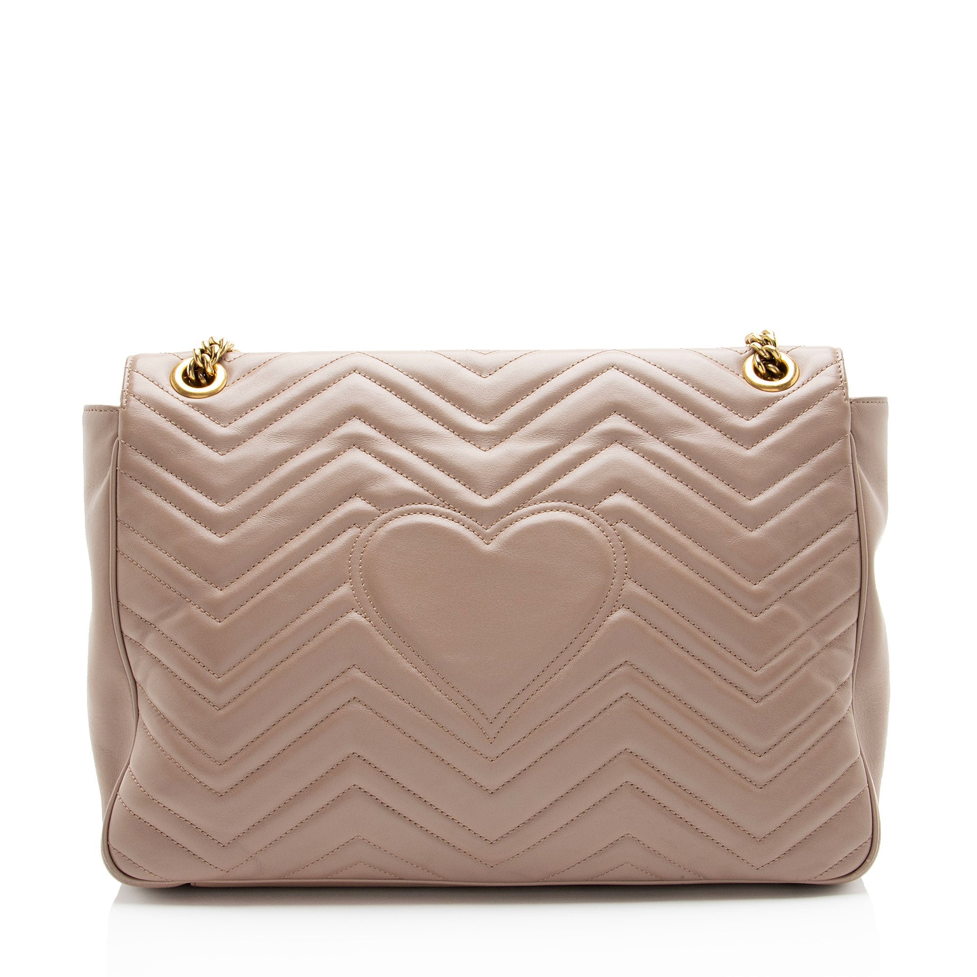 Gucci Matelasse Leather GG Marmont XL Flap Bag