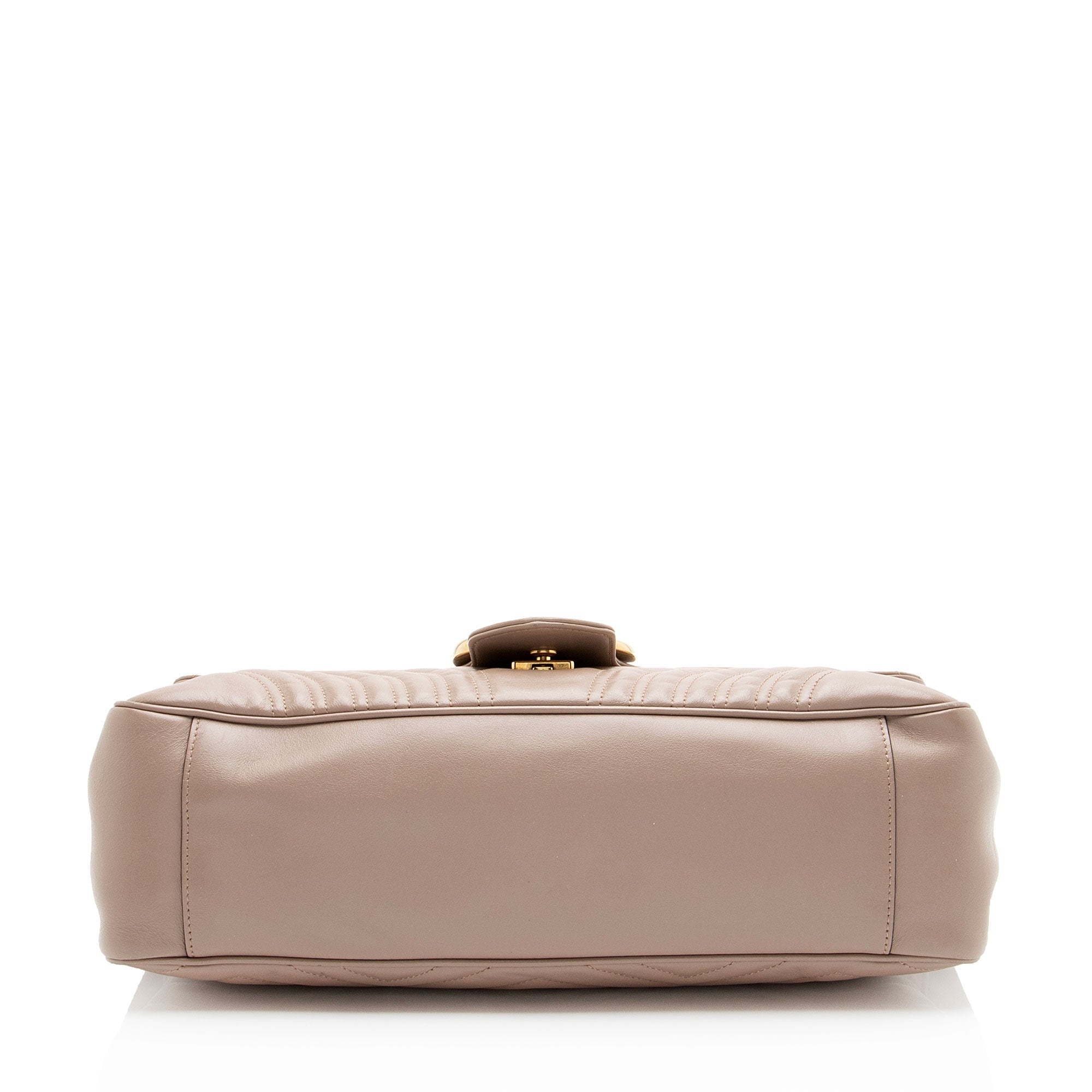 Gucci Matelasse Leather GG Marmont XL Flap Bag