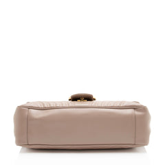 Gucci Matelasse Leather GG Marmont XL Flap Bag