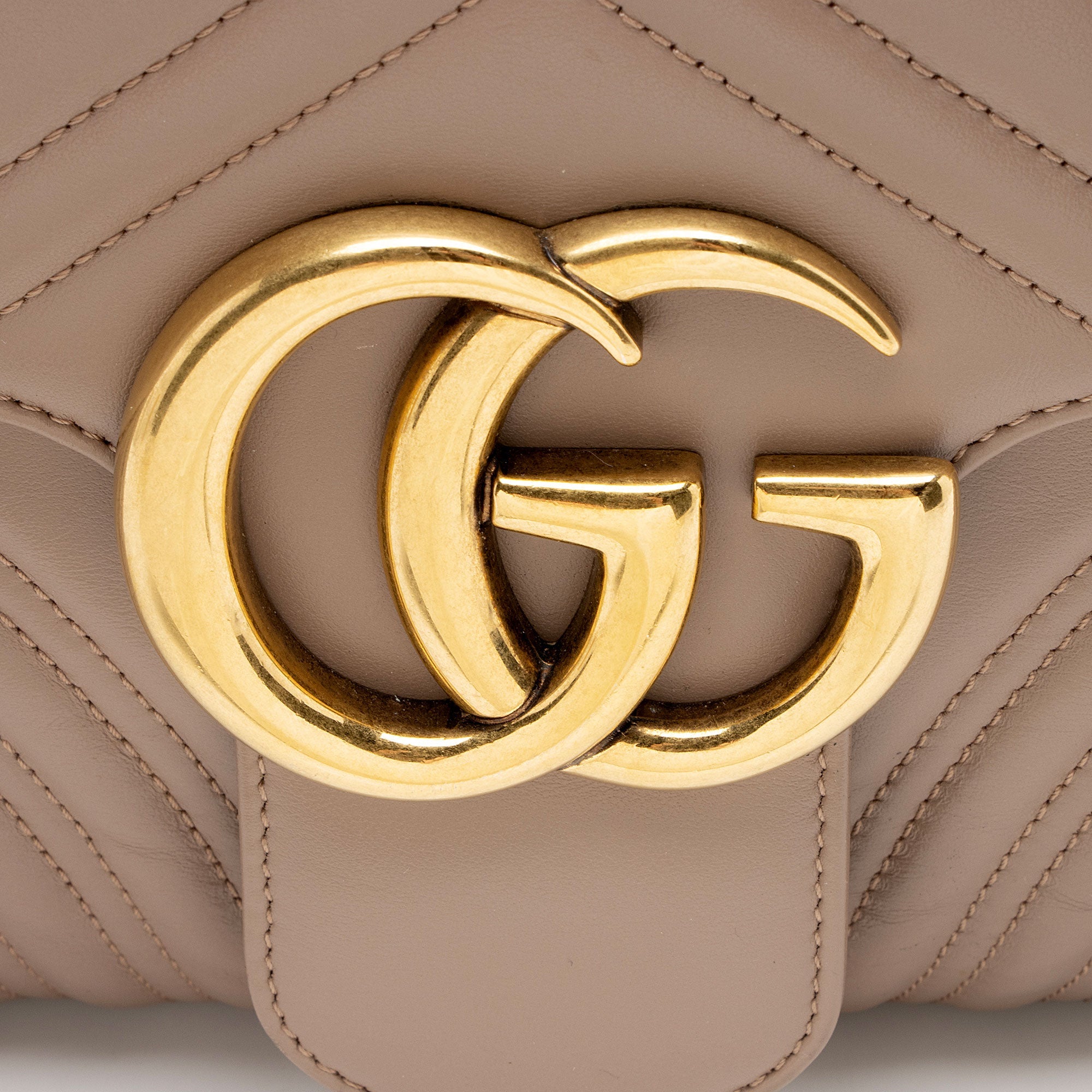 Gucci Matelasse Leather GG Marmont XL Flap Bag
