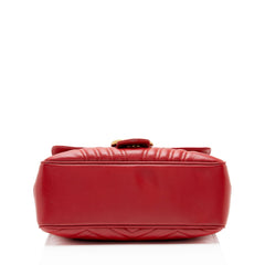 Gucci Matelasse Leather GG Marmont Zip Around Top Handle