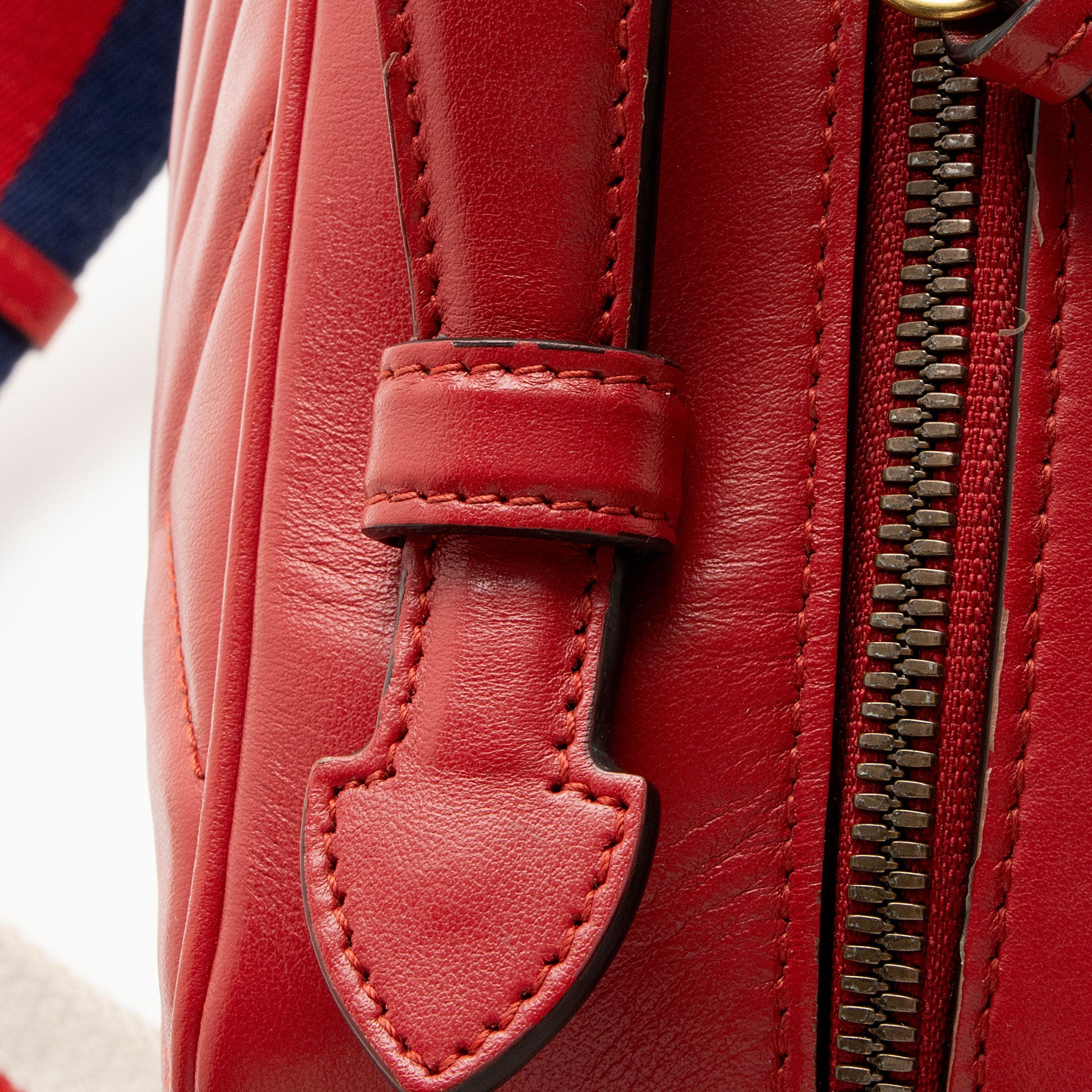 Gucci Matelasse Leather GG Marmont Zip Around Top Handle