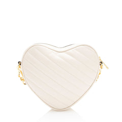 Gucci Matelasse Leather Interlocking G Heart Mini Shoulder Bag