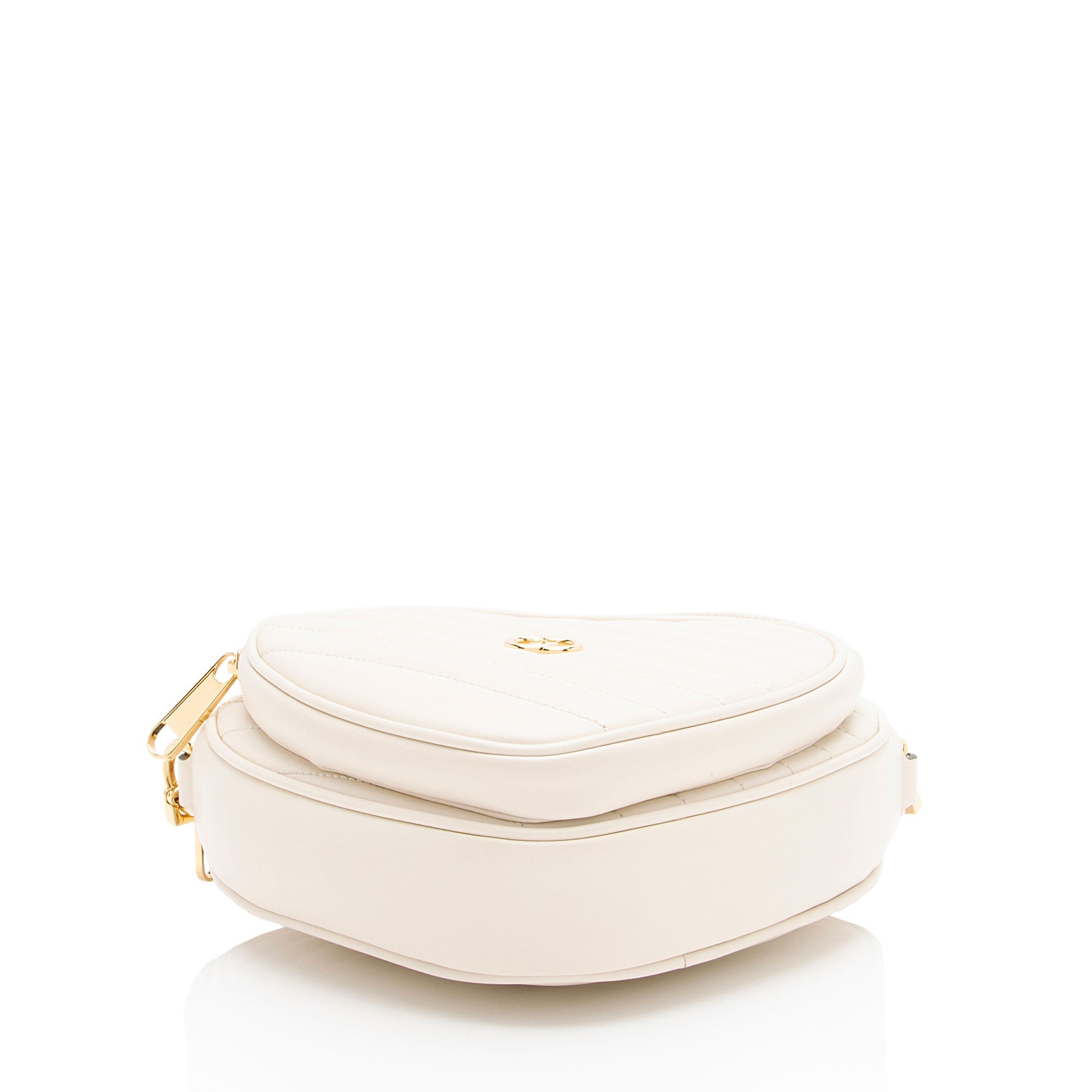 Gucci Matelasse Leather Interlocking G Heart Mini Shoulder Bag