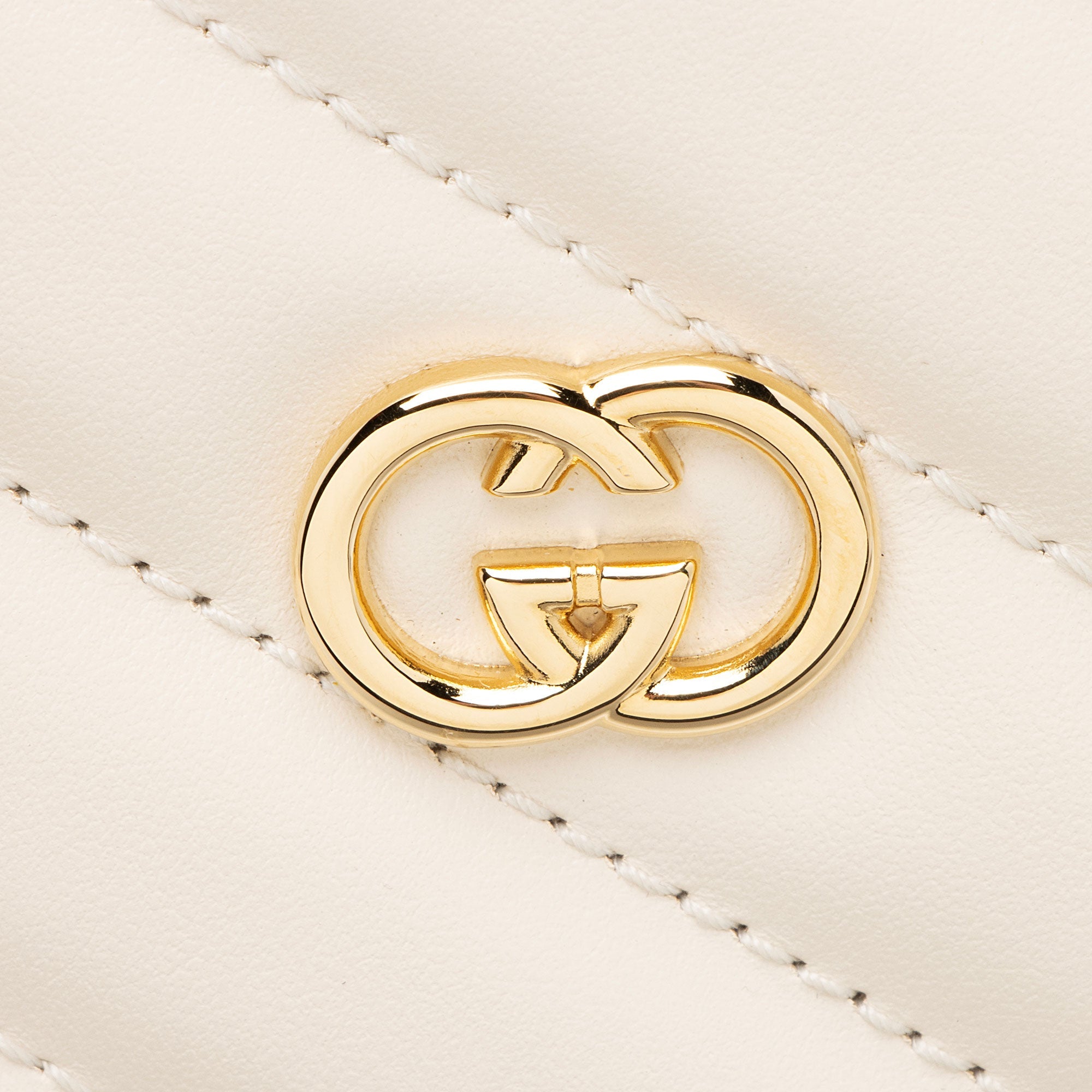 Gucci Matelasse Leather Interlocking G Heart Mini Shoulder Bag
