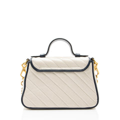 Gucci Matelasse Leather Torchon GG Marmont Mini Top Handle