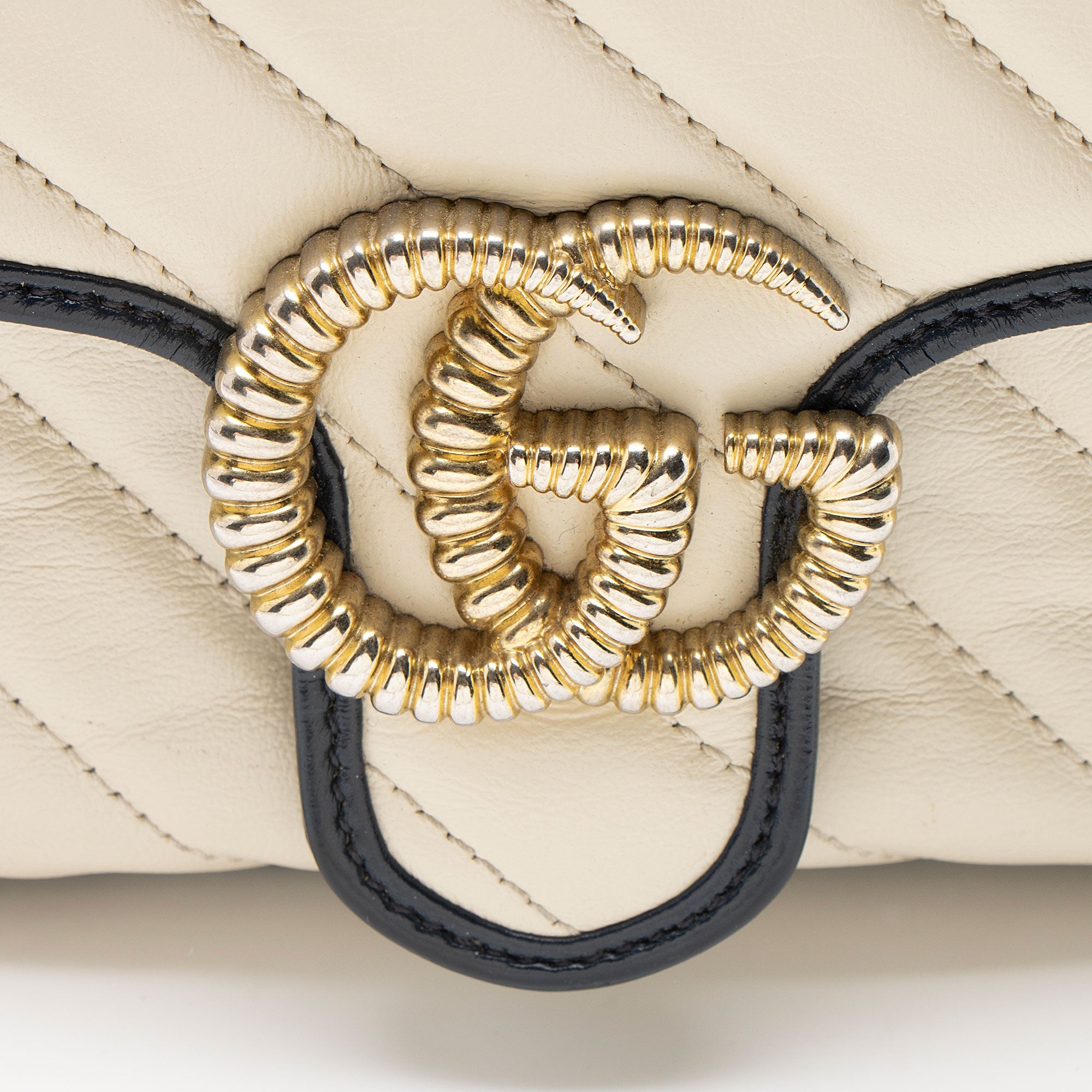 Gucci Matelasse Leather Torchon GG Marmont Mini Top Handle