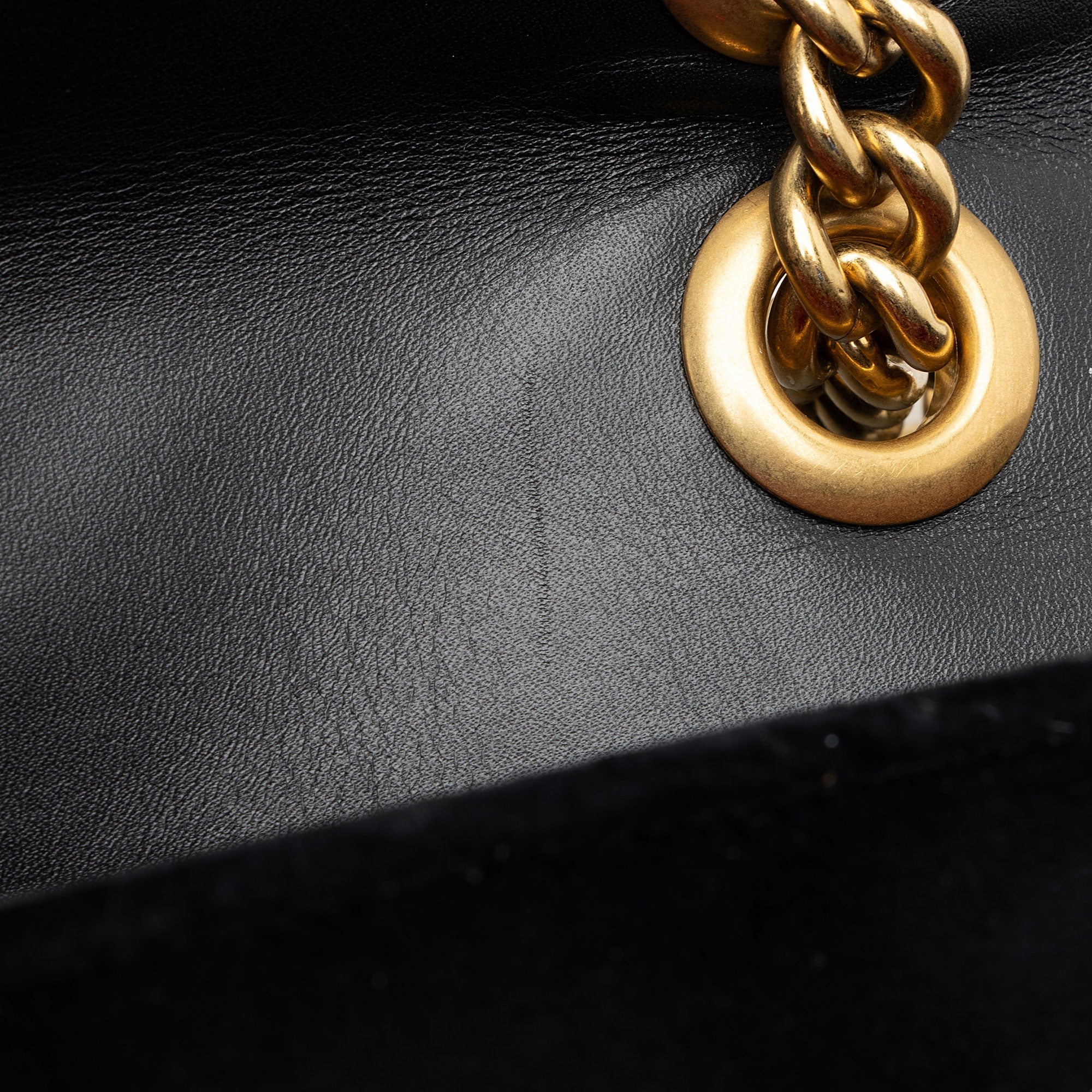 Gucci Matelasse Velvet GG Marmont Small Flap Bag