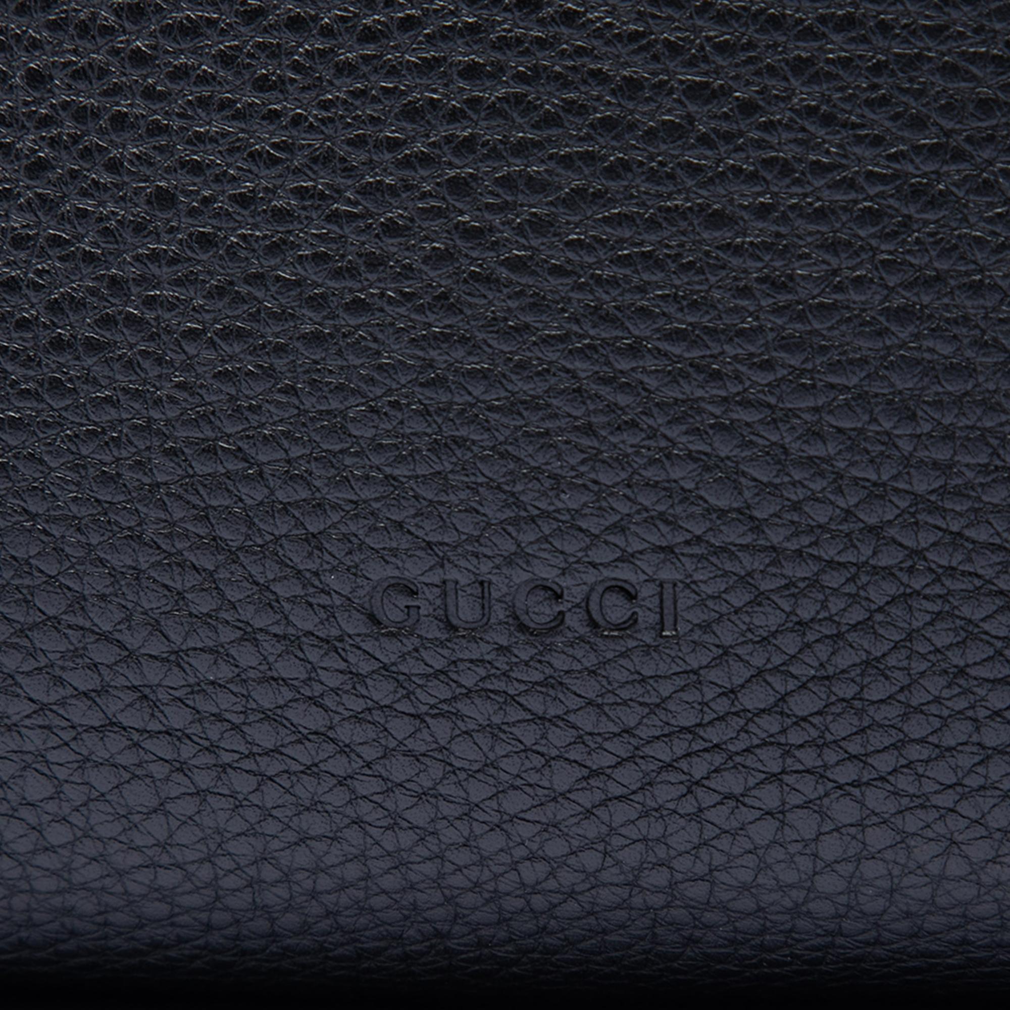 Gucci Medium Calfskin Bamboo Daily Shopper Satchel
