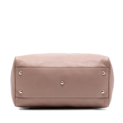 Gucci Medium Calfskin Bamboo Shopper Boston Bag