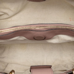 Gucci Medium Calfskin Bamboo Shopper Satchel