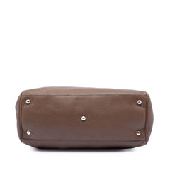 Gucci Medium Calfskin Bamboo Shopper Satchel